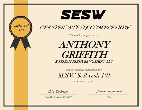 Completion Certificate