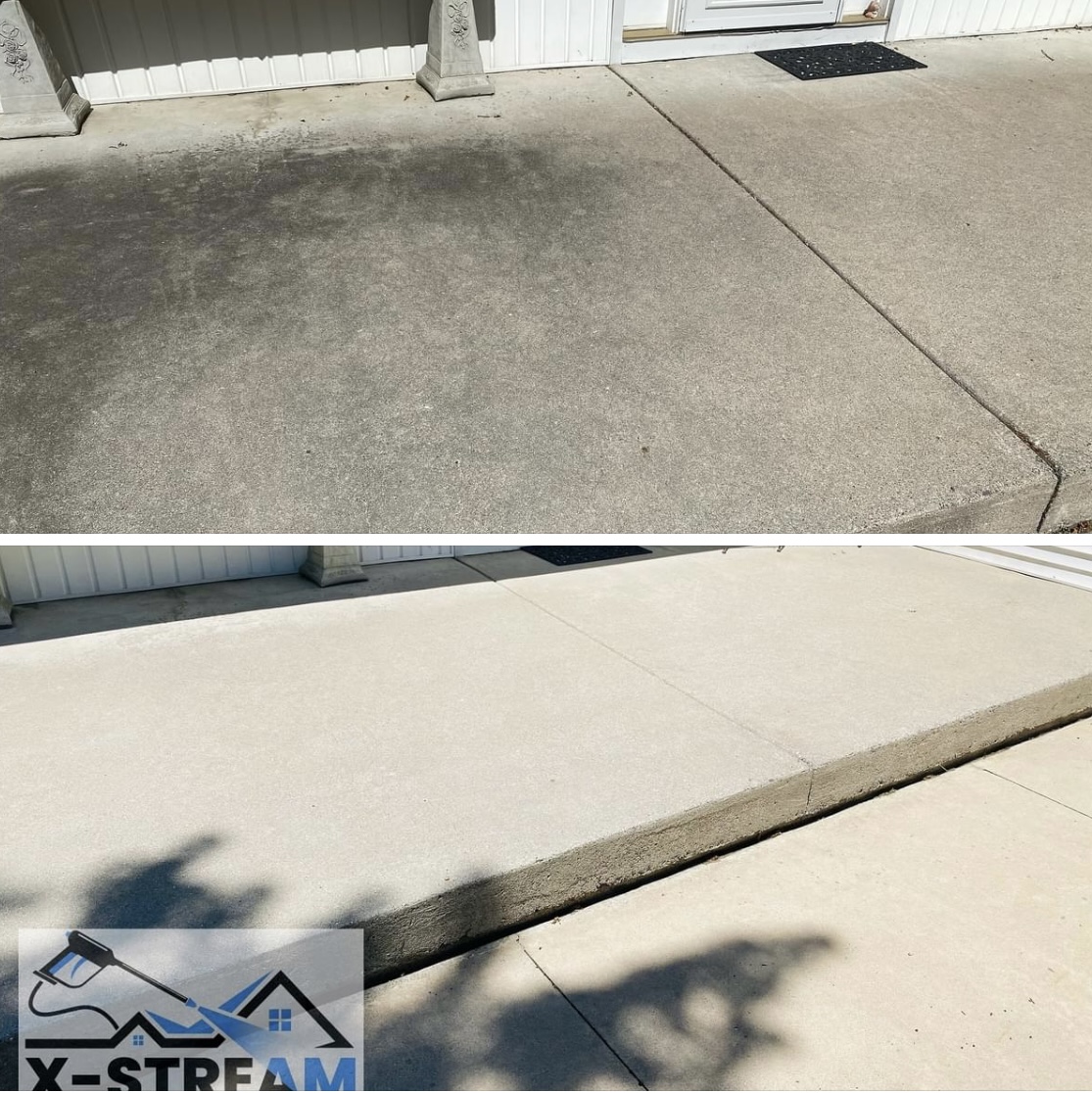 Concrete Porch Pressure Washing in Mt Clemens, MI