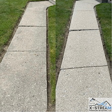 Pressure-Washing-of-Concrete-Walkway-in-Clinton-Township-MI 0