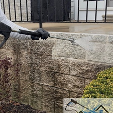 Retaining-Brick-Wall-Pressure-Washing-in-Shelby-Township-MI 0