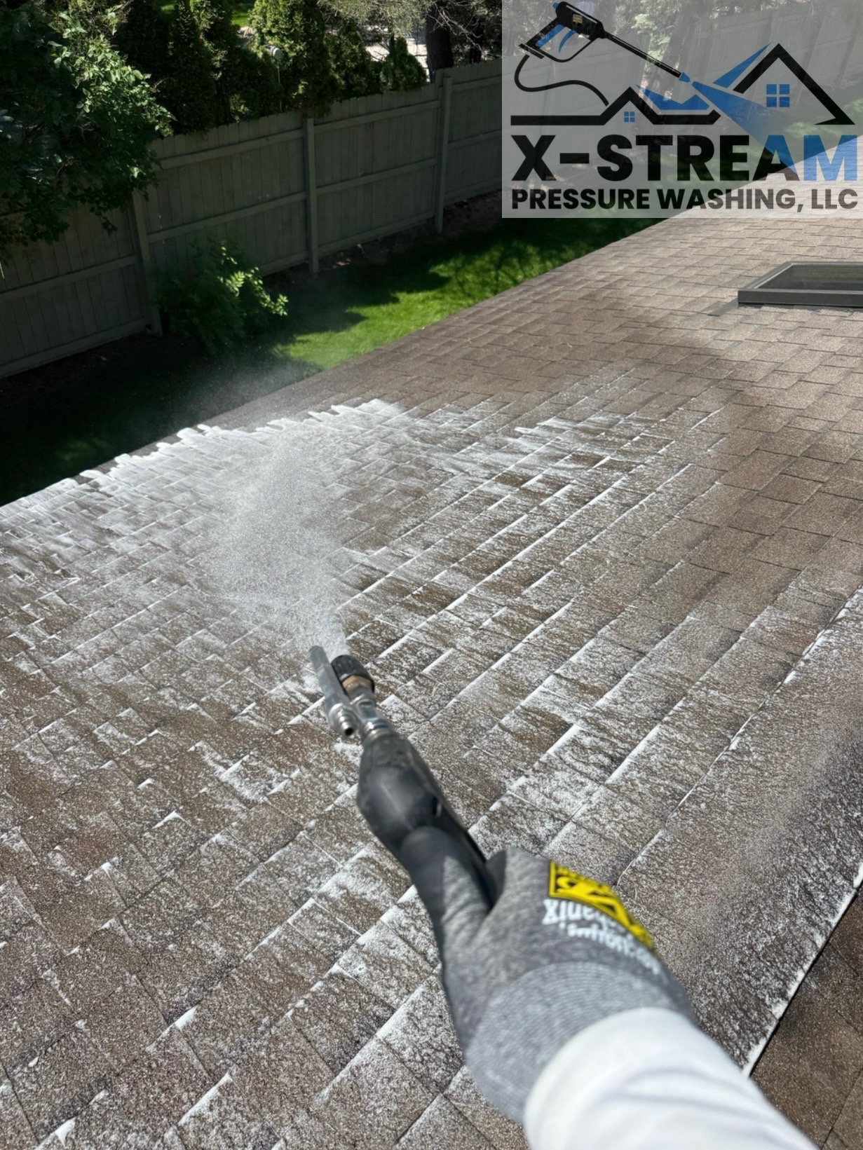 Roof Soft Washing in Macomb, MI | Low-Pressure Roof Cleaning