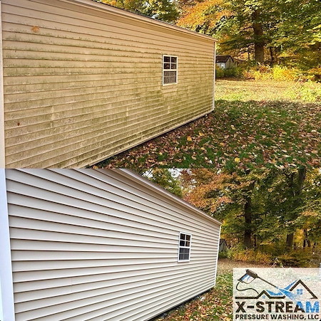 Professional pressure washing equipment